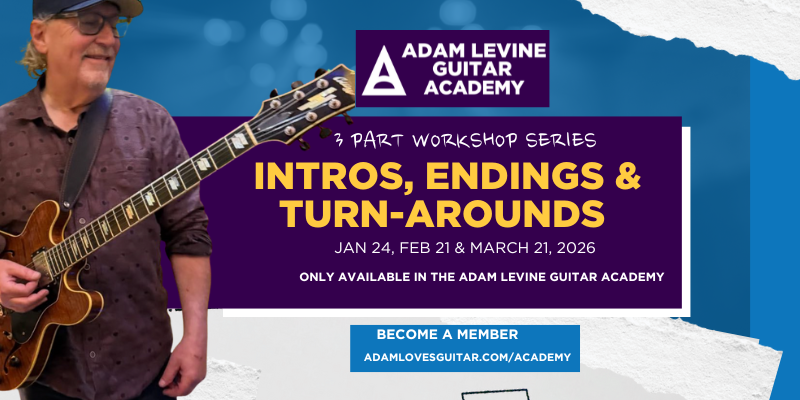 Intros, Outros & Turnarounds workshop