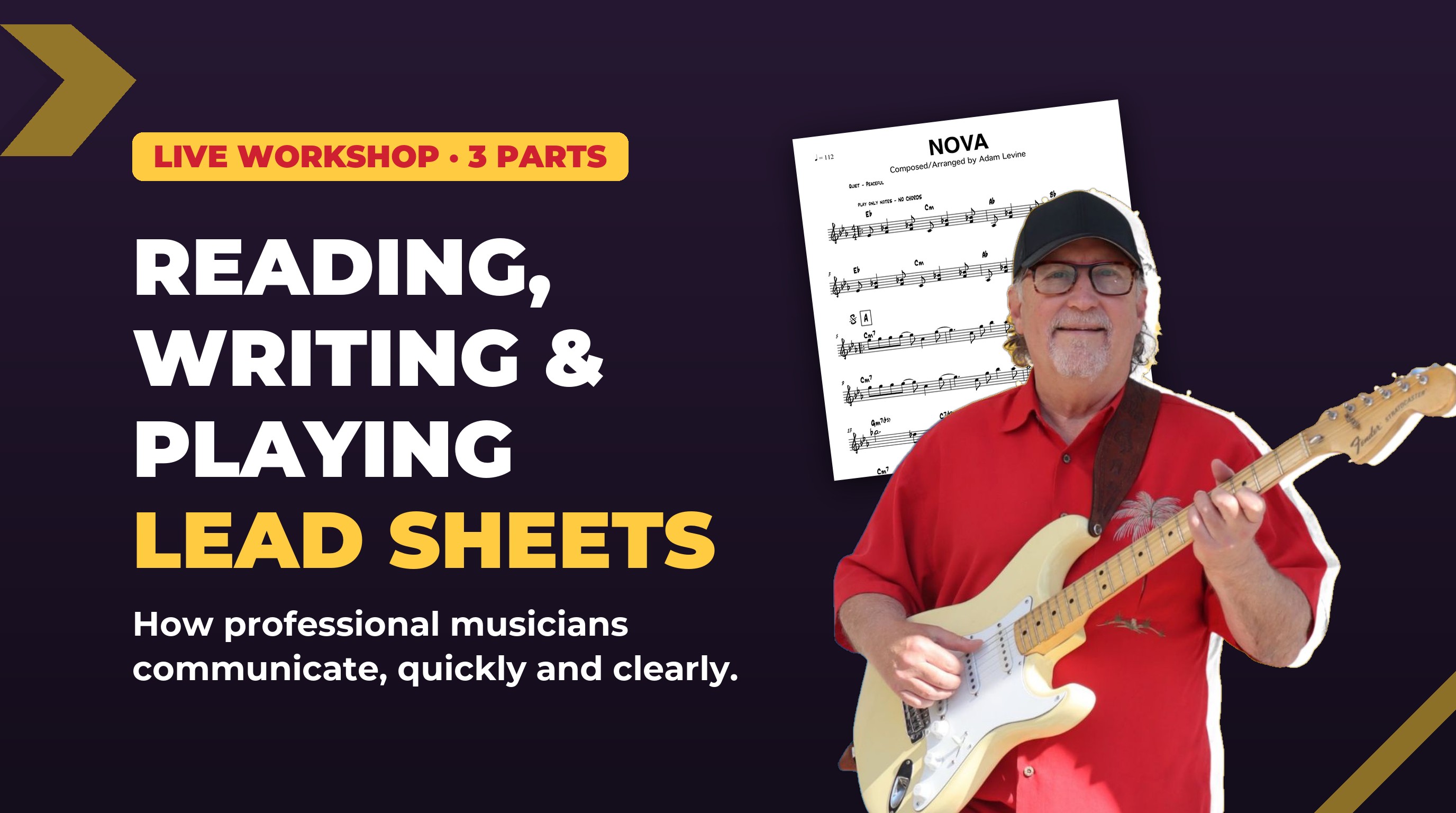Reading, Writing and Playing Lead Sheets workshop