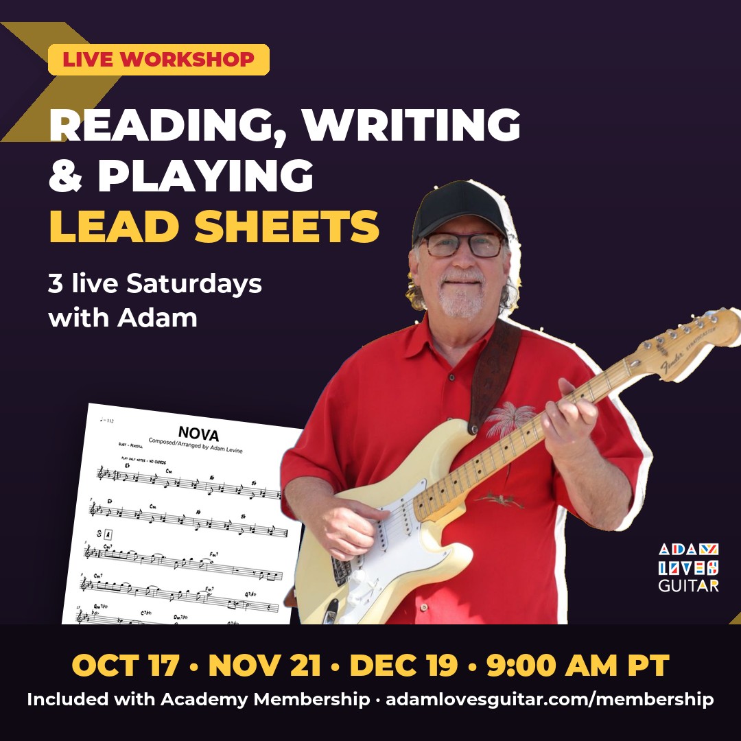 Reading, Writing and Playing Lead Sheets: Part 1 Live