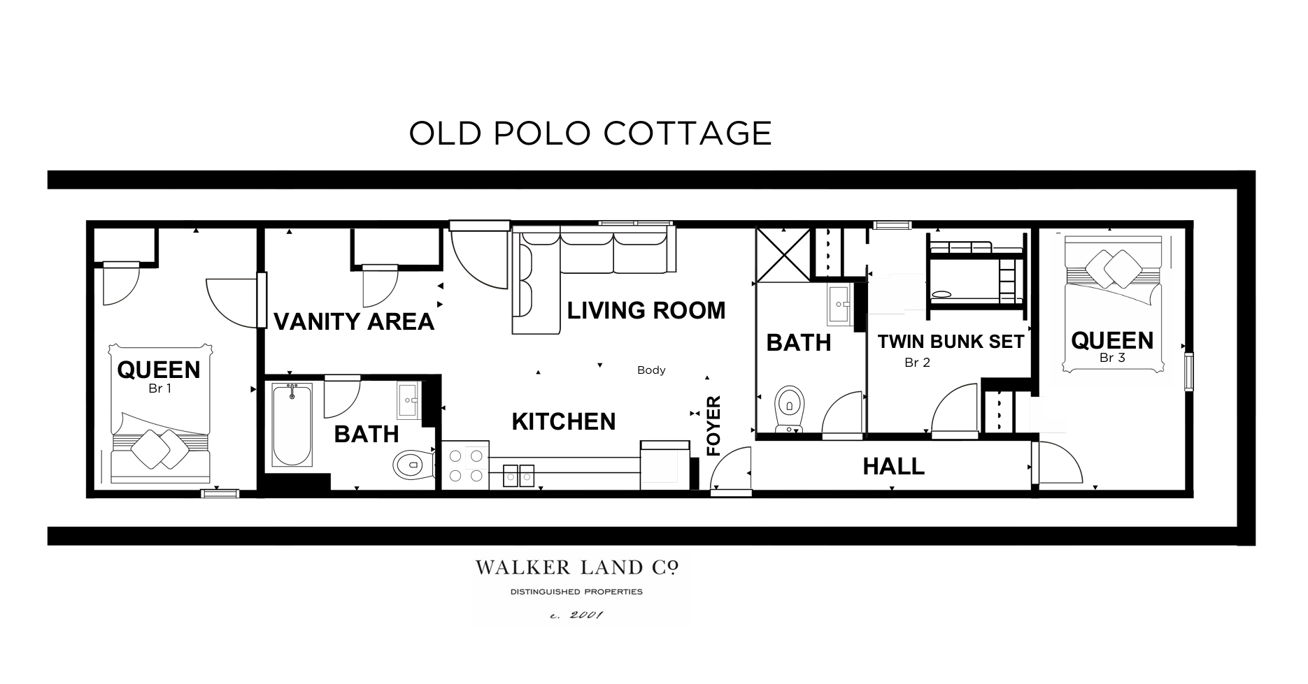 Cottage floor plan