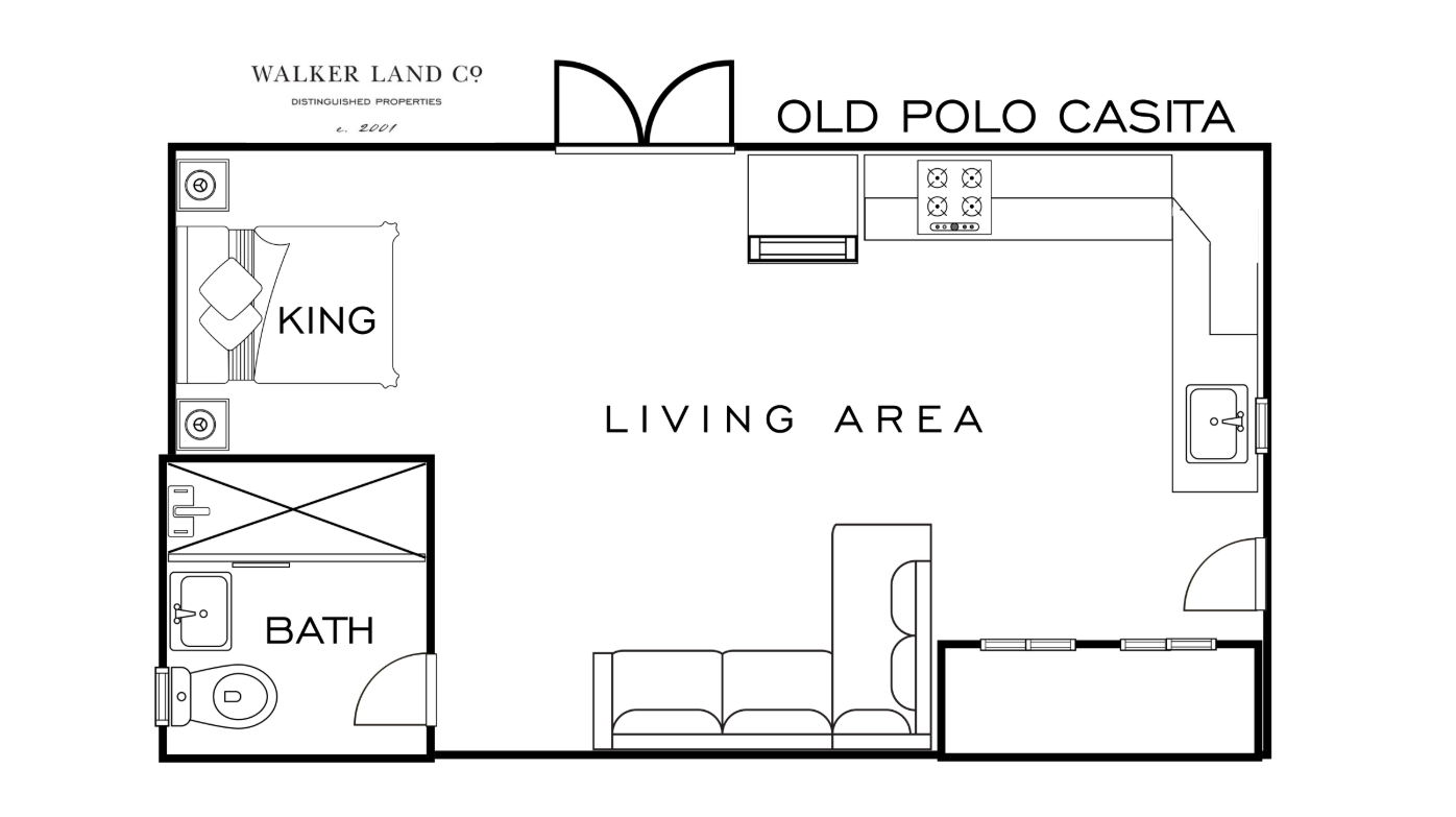 Casita floor plan