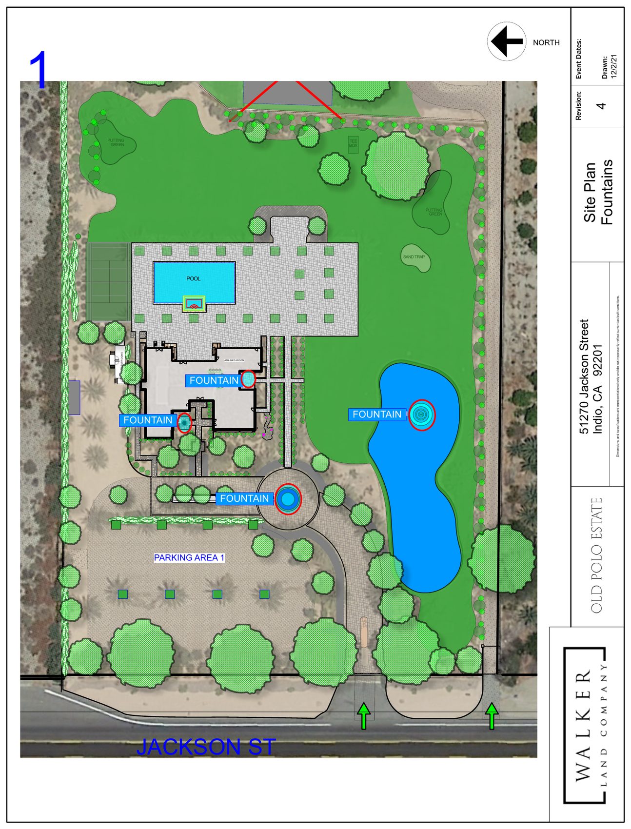 Fountains event site plan