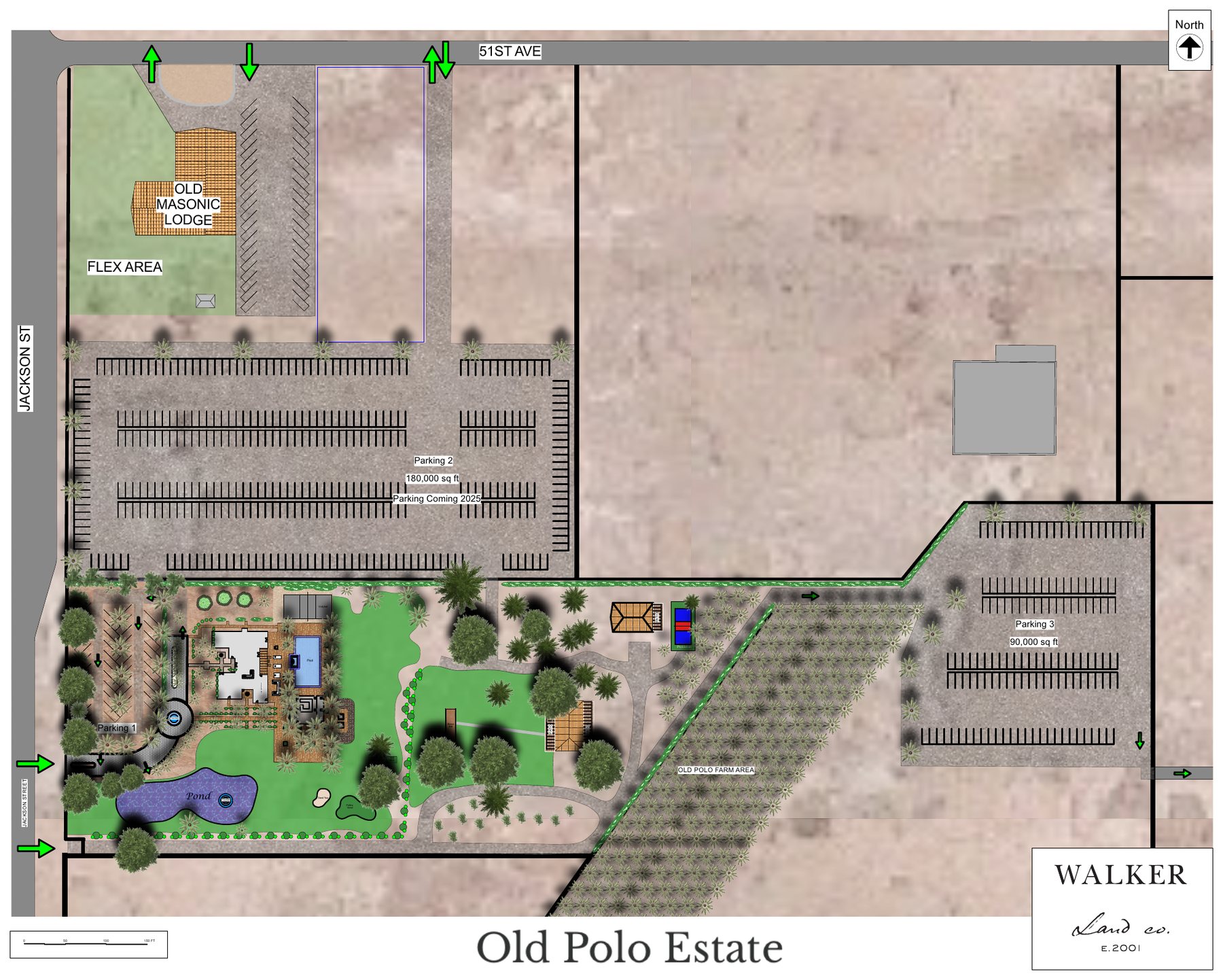 All Parking site plan
