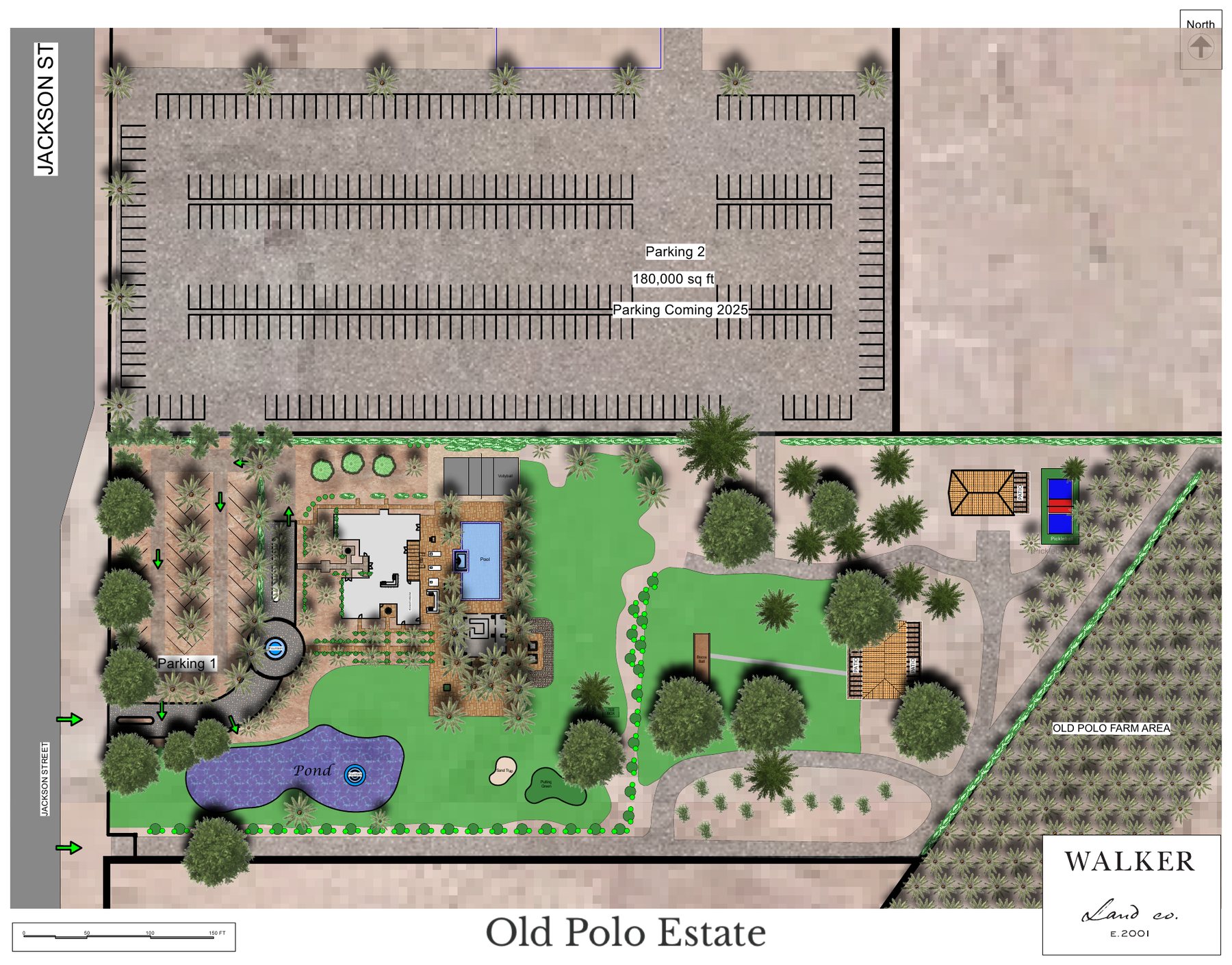 Parking 1 and 2 site plan