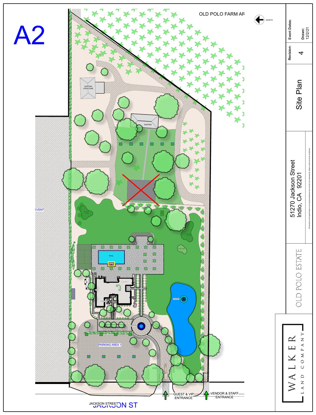 Boundary event site plan