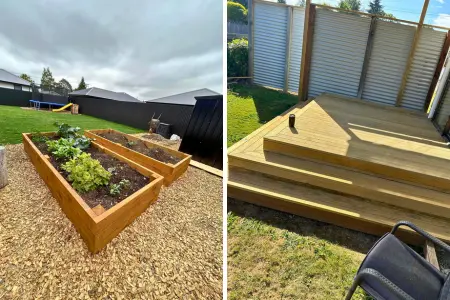 Garden Boxes/ Deck Building Example