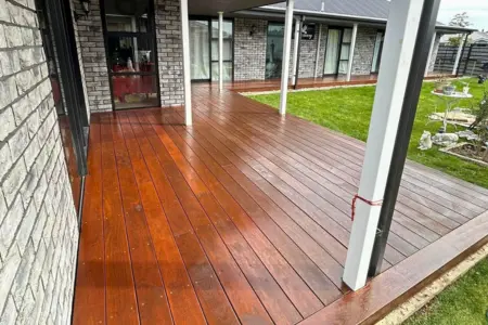 Water Blasted Deck 