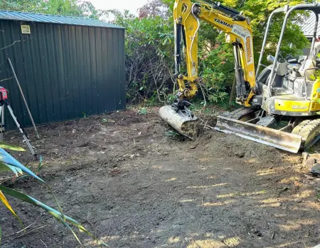 Digger Site Clearing