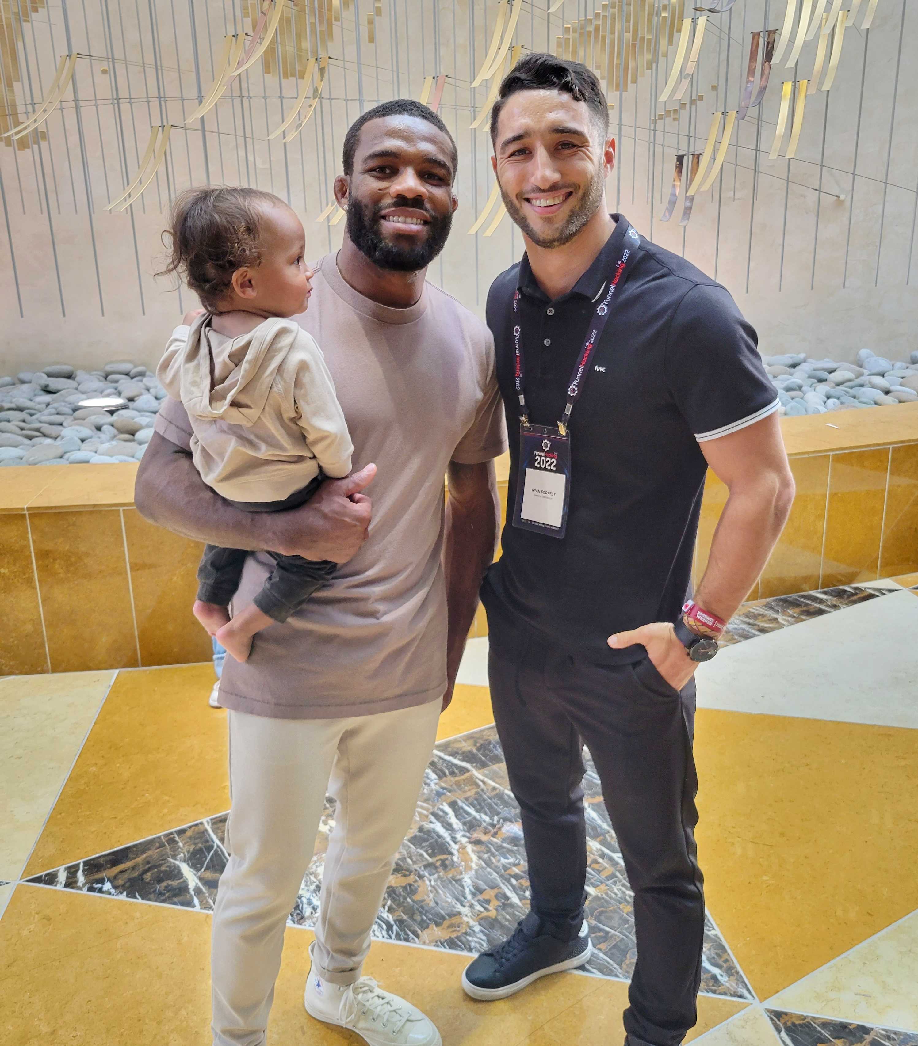 Ryan with Jordan Burroughs