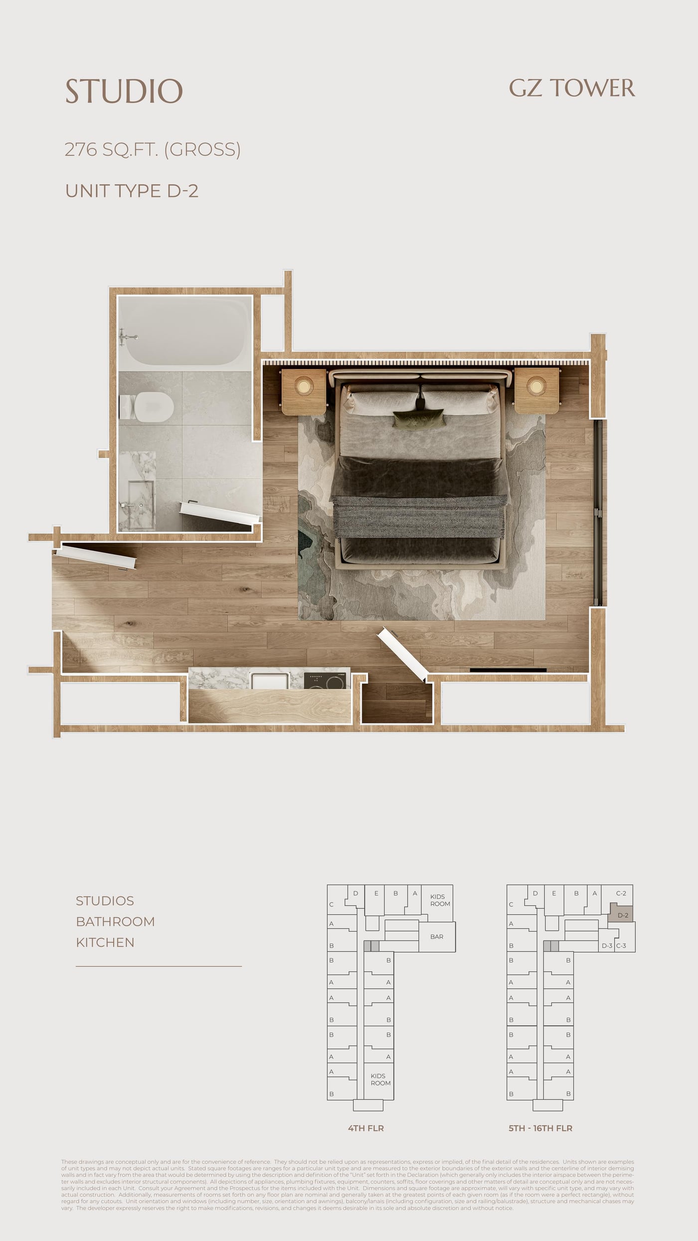 Plano Studio Tipo D-2