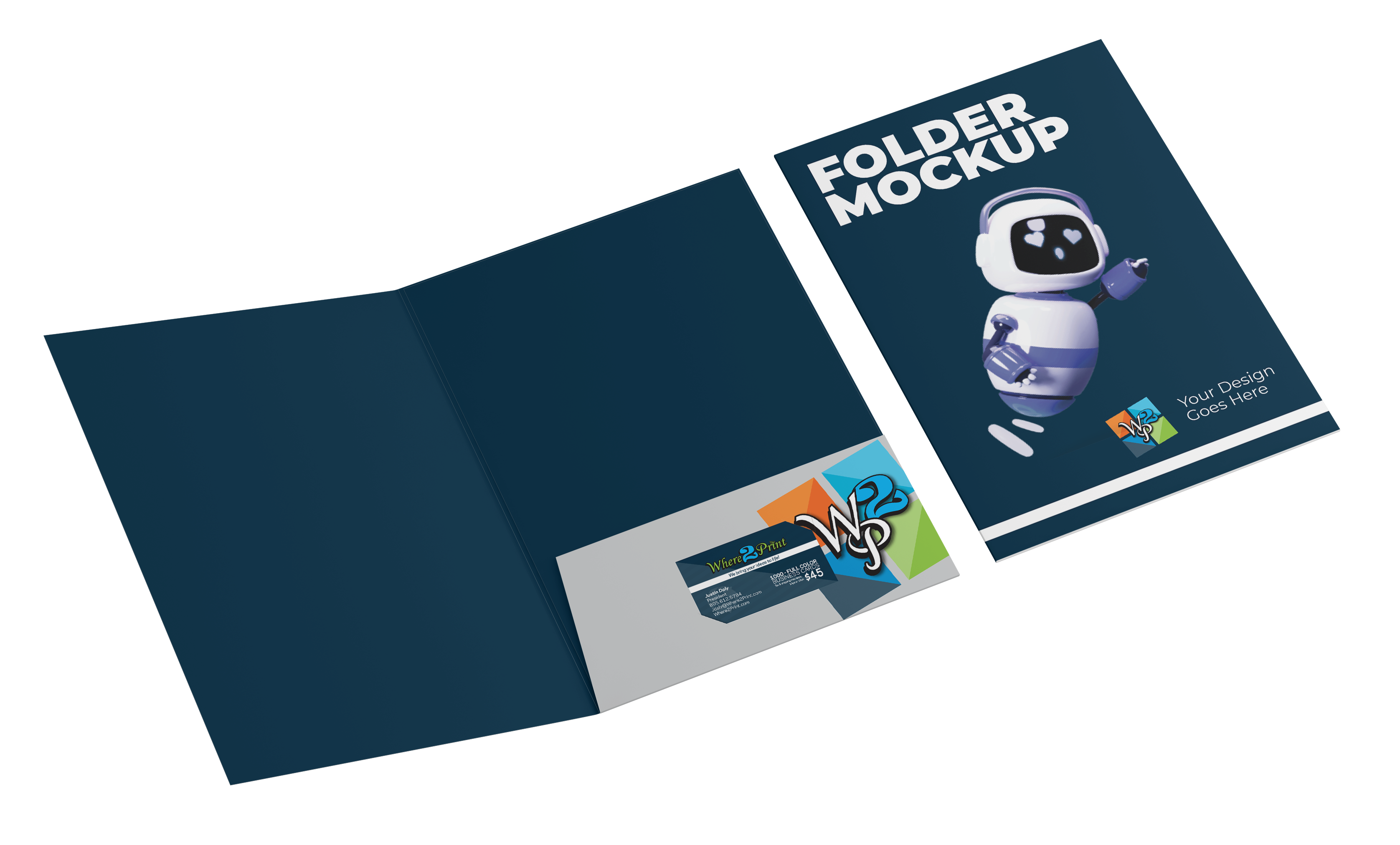 Custom Presentation Folders | Professional & Organized | Where2Print