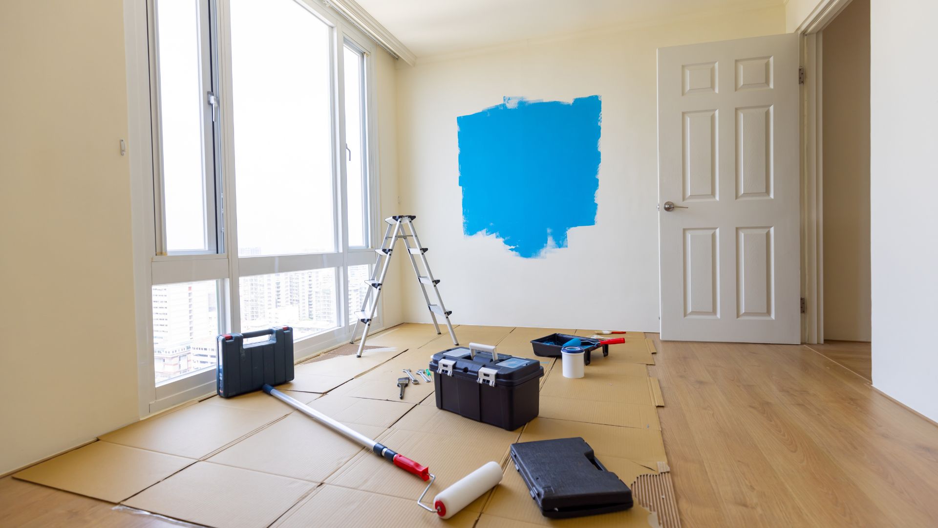 Interior residential painting in Franklin mass