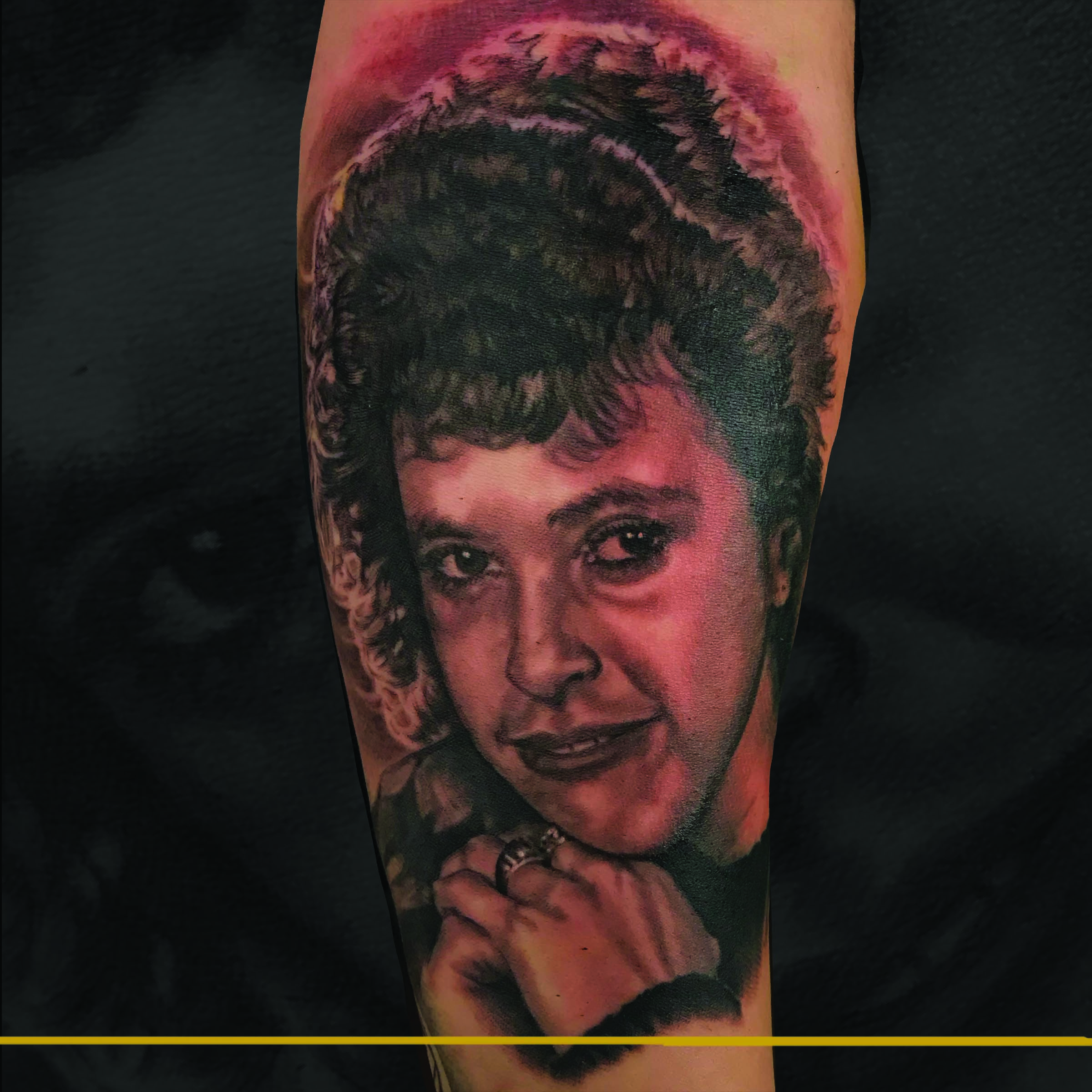 Black and grey portrait tattoo portfolio