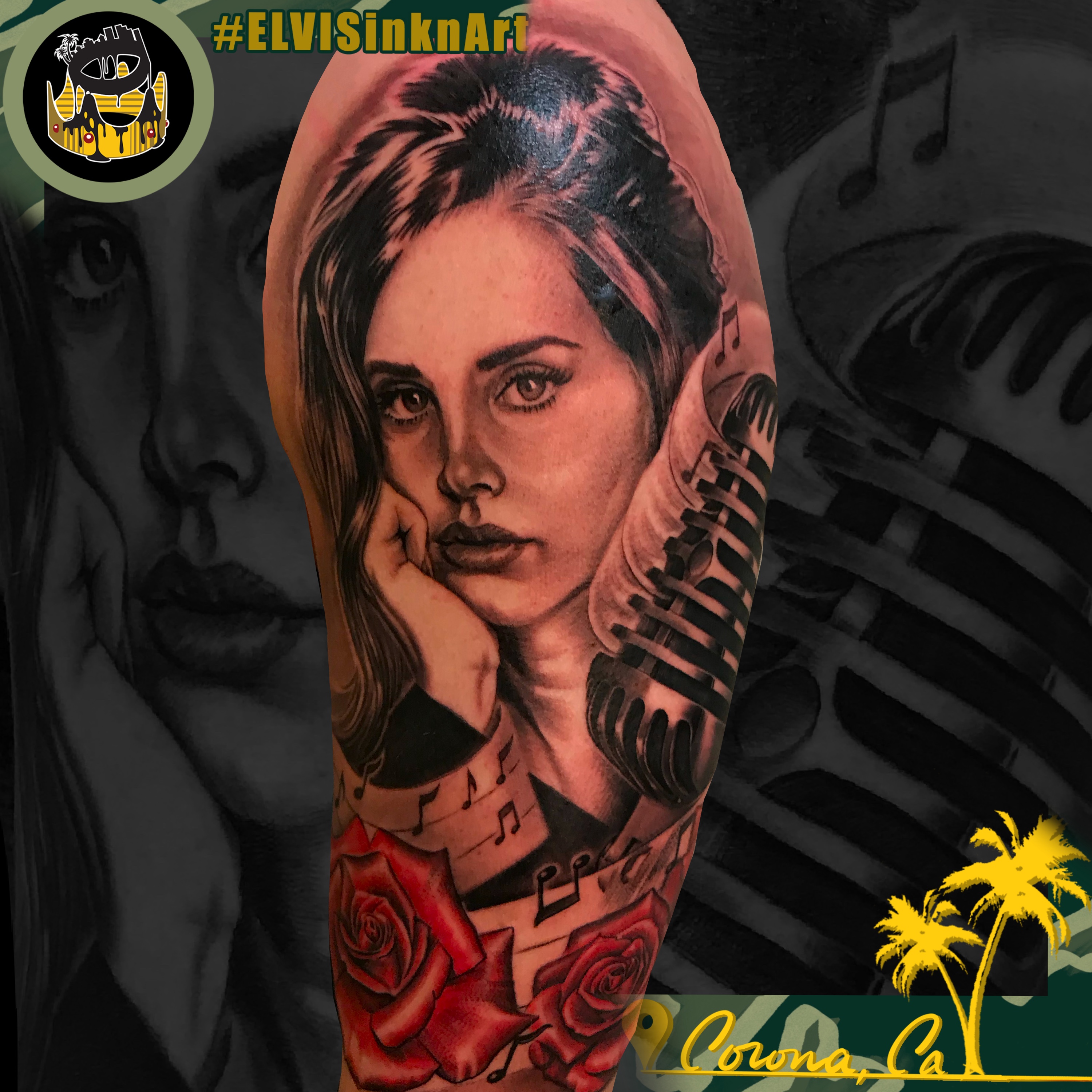 Portrait tattoo portfolio image