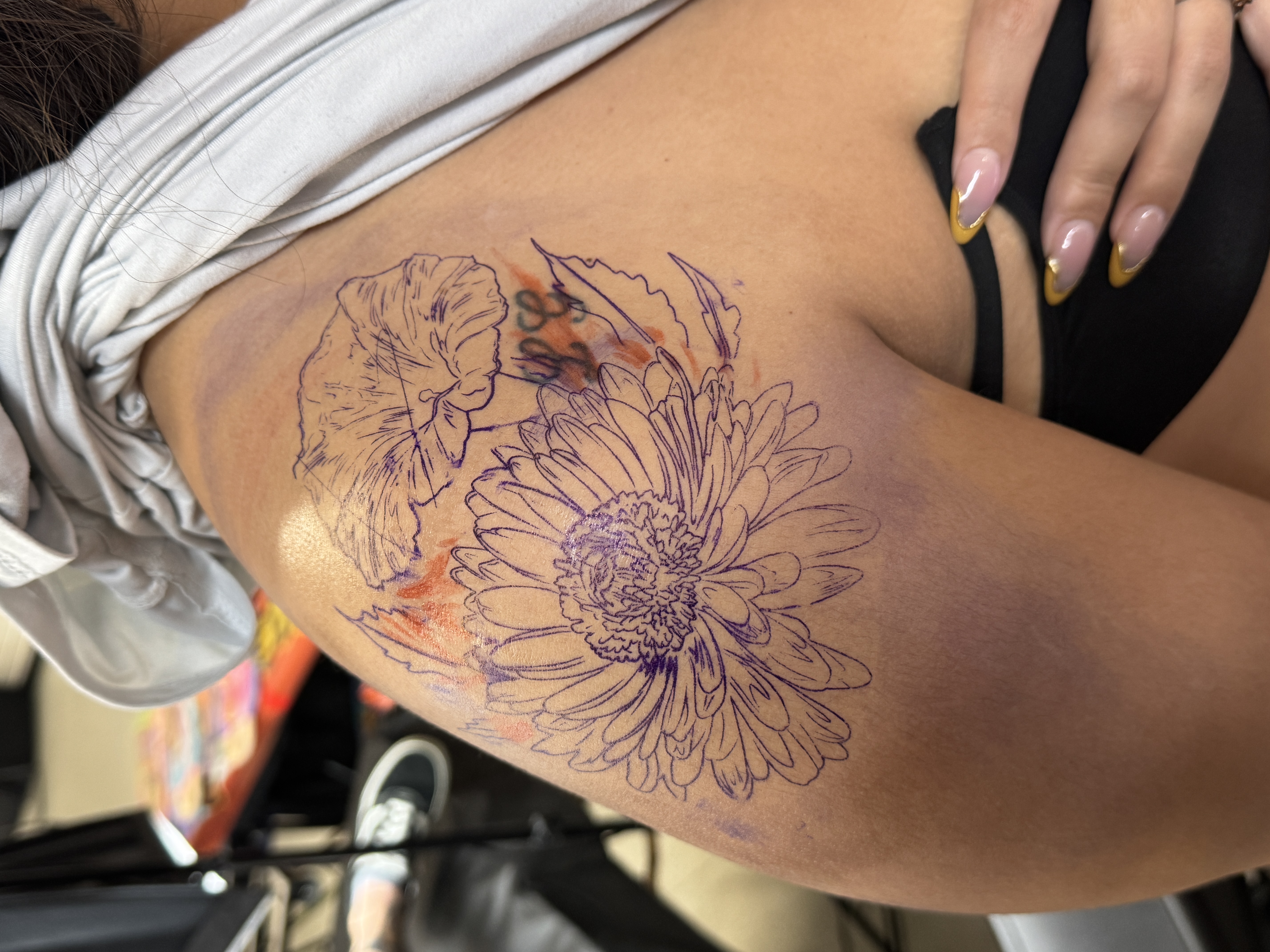 Before tattoo cover-up fourth example