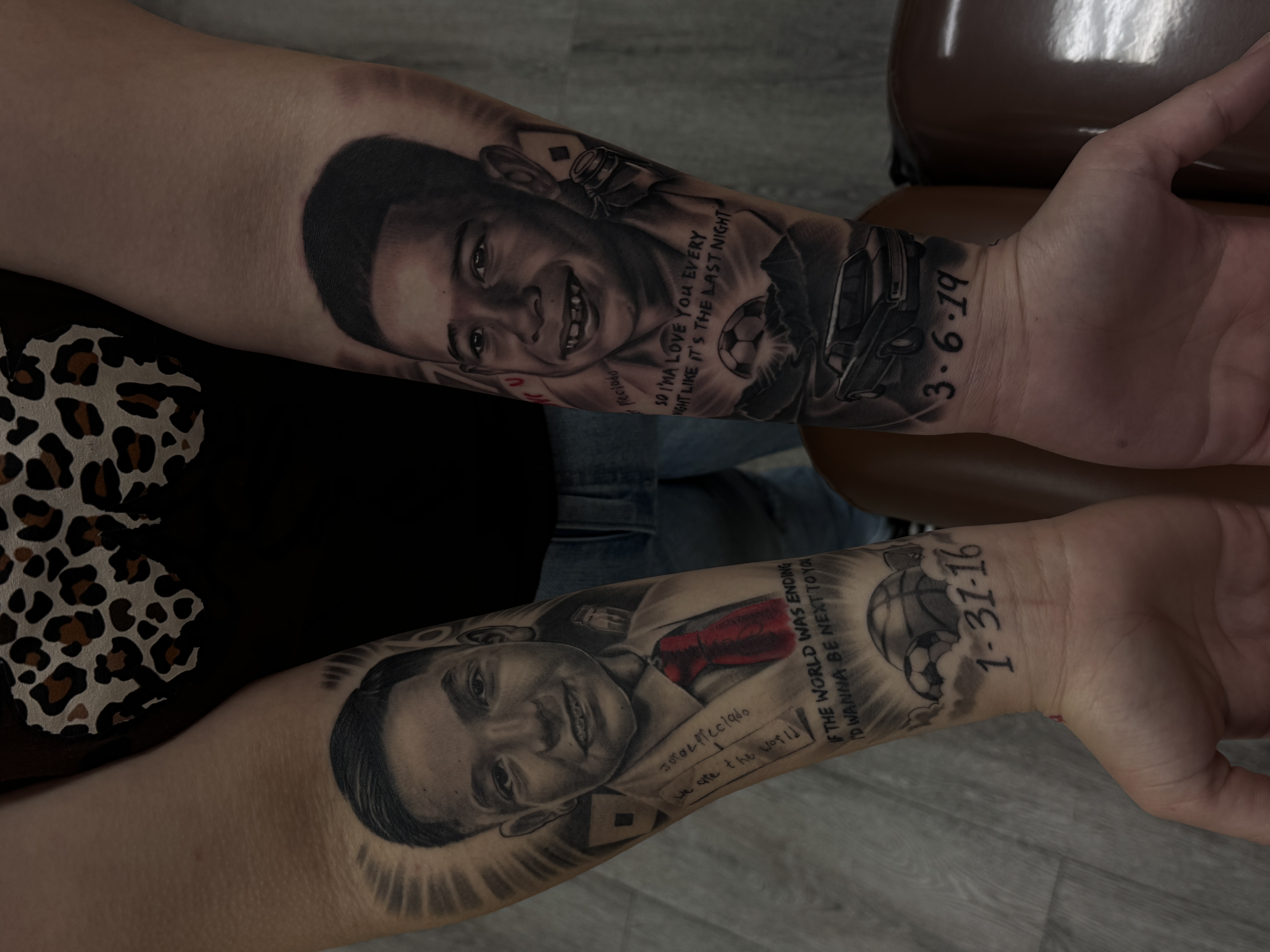 Portrait realism tattoo