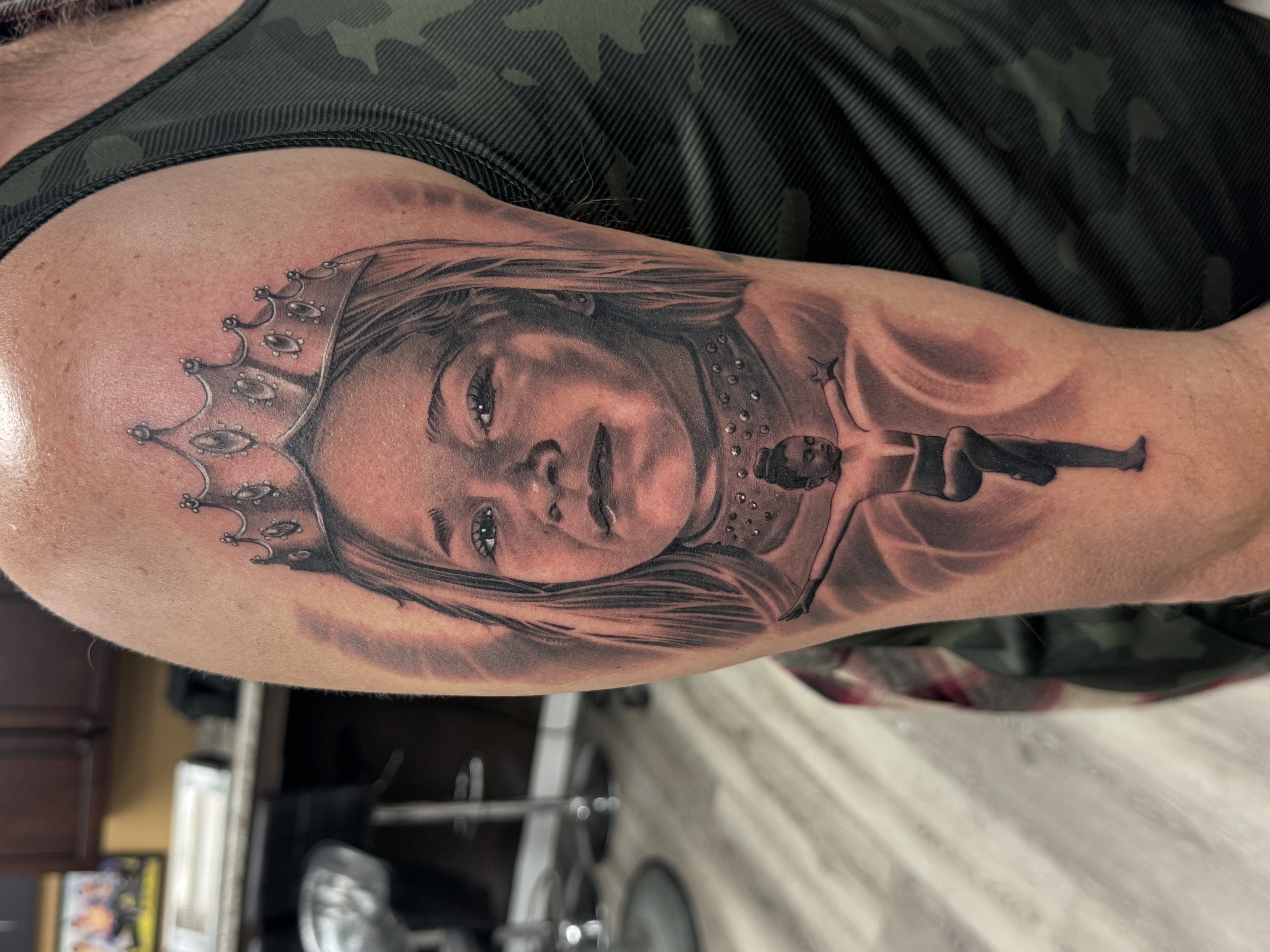 Portrait tattoo by Elvis Ramos