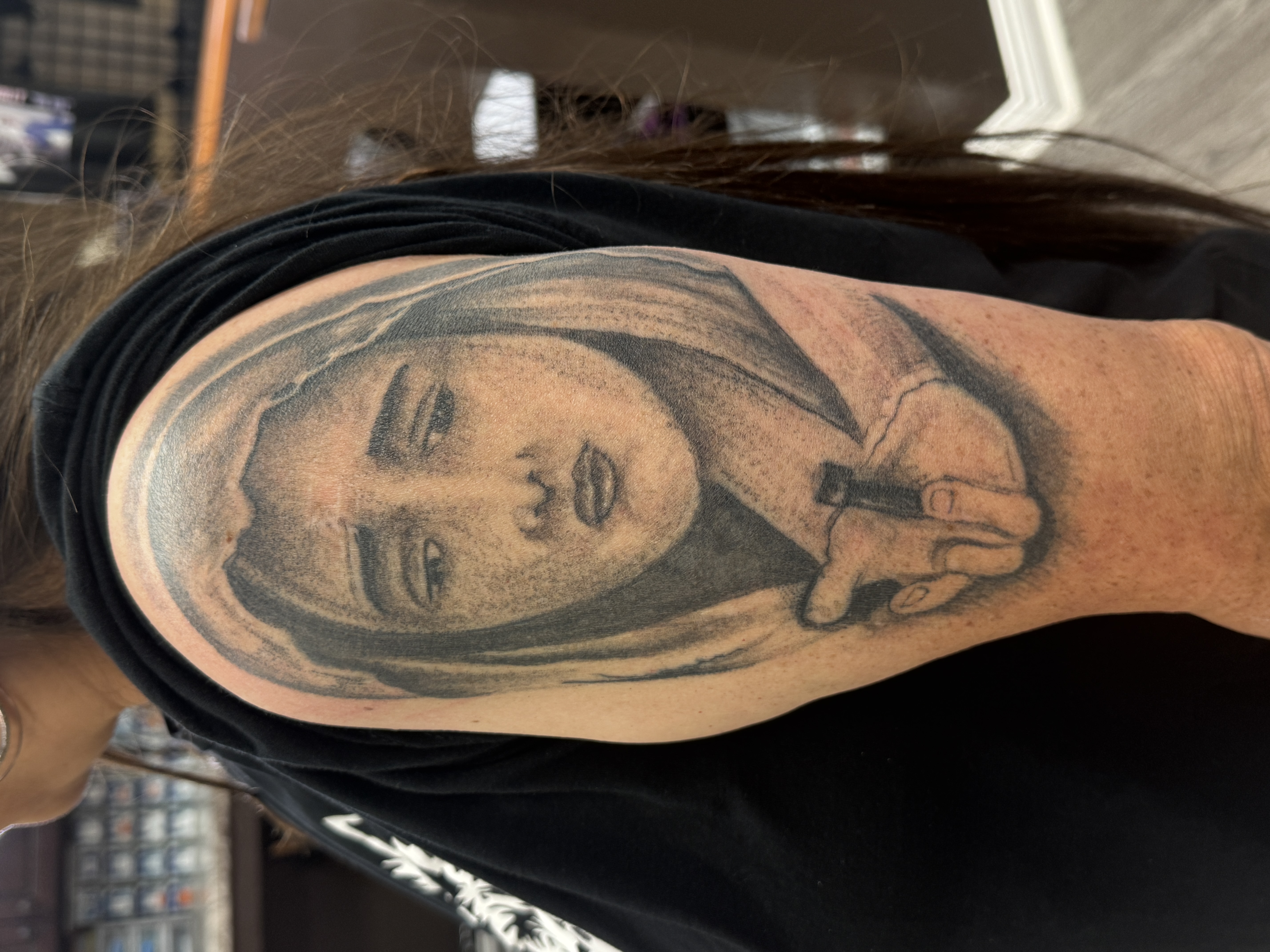 Before tattoo cover-up