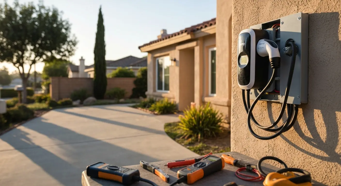 EV charger installation