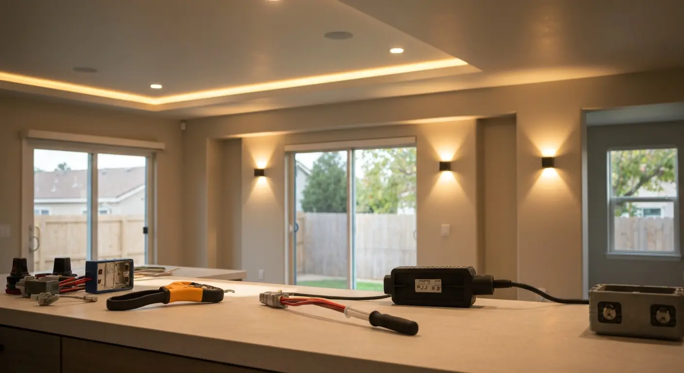 LED lighting in home