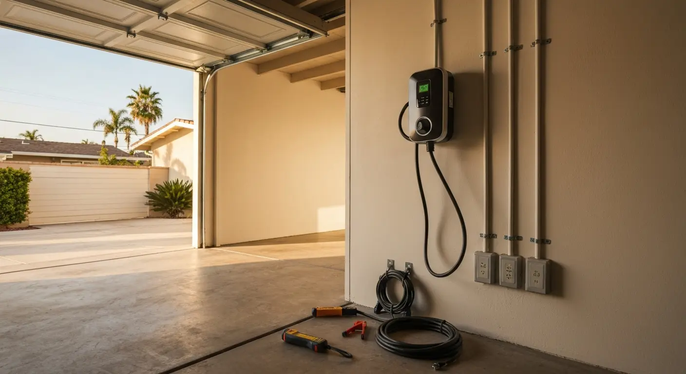 EV charger installation