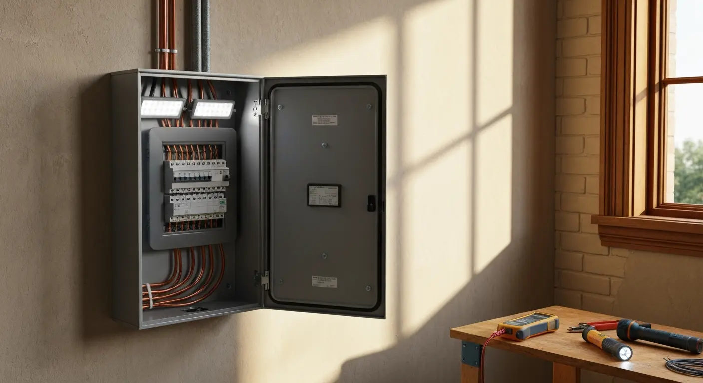 Electrical panel upgrade installation