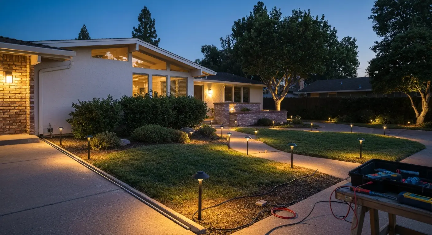 LED lighting installation