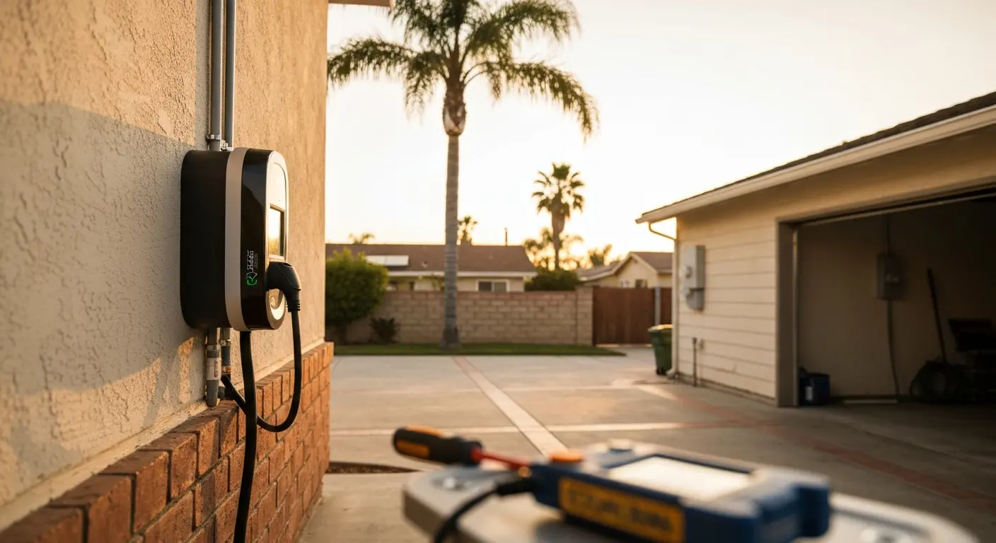 EV charger installation