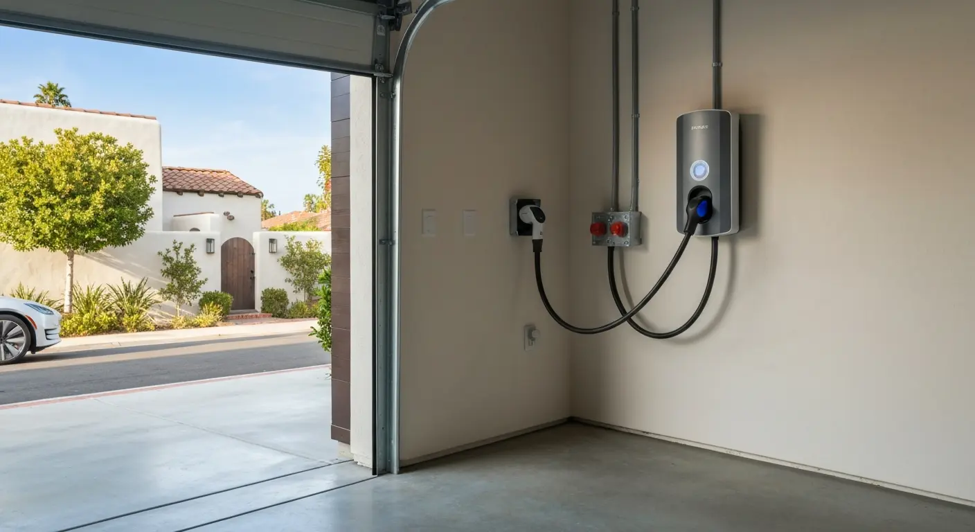 Level 2 EV charger installation