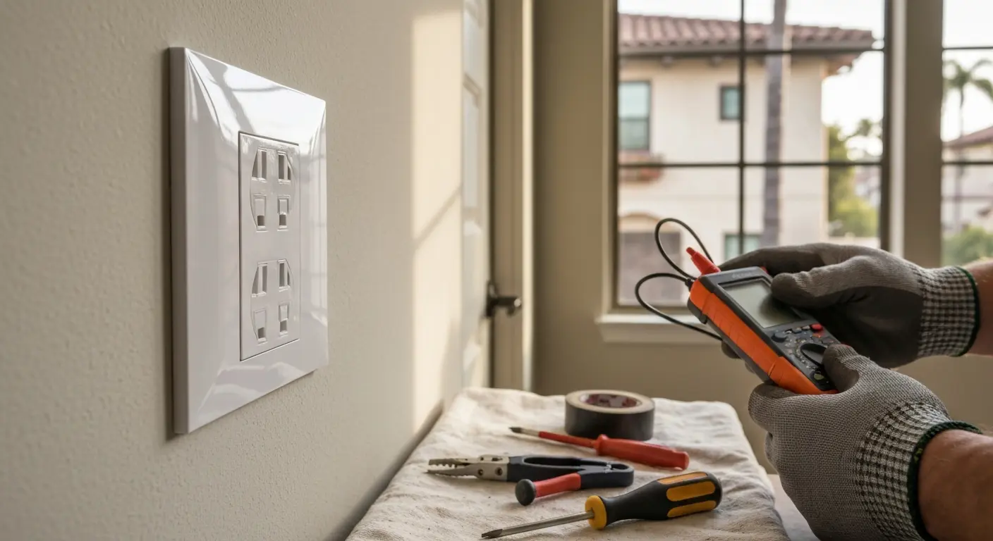 Electrical outlet repair
