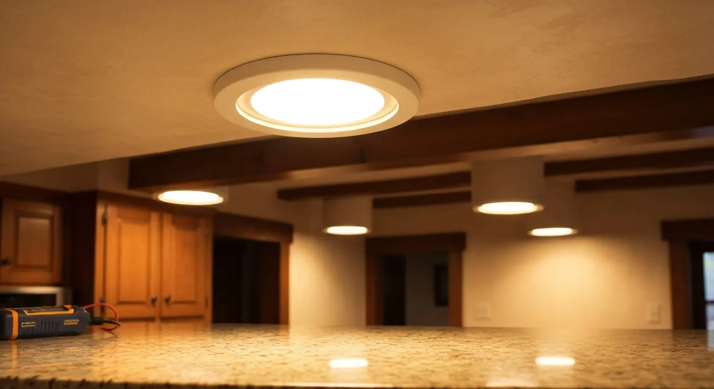 LED lighting in kitchen