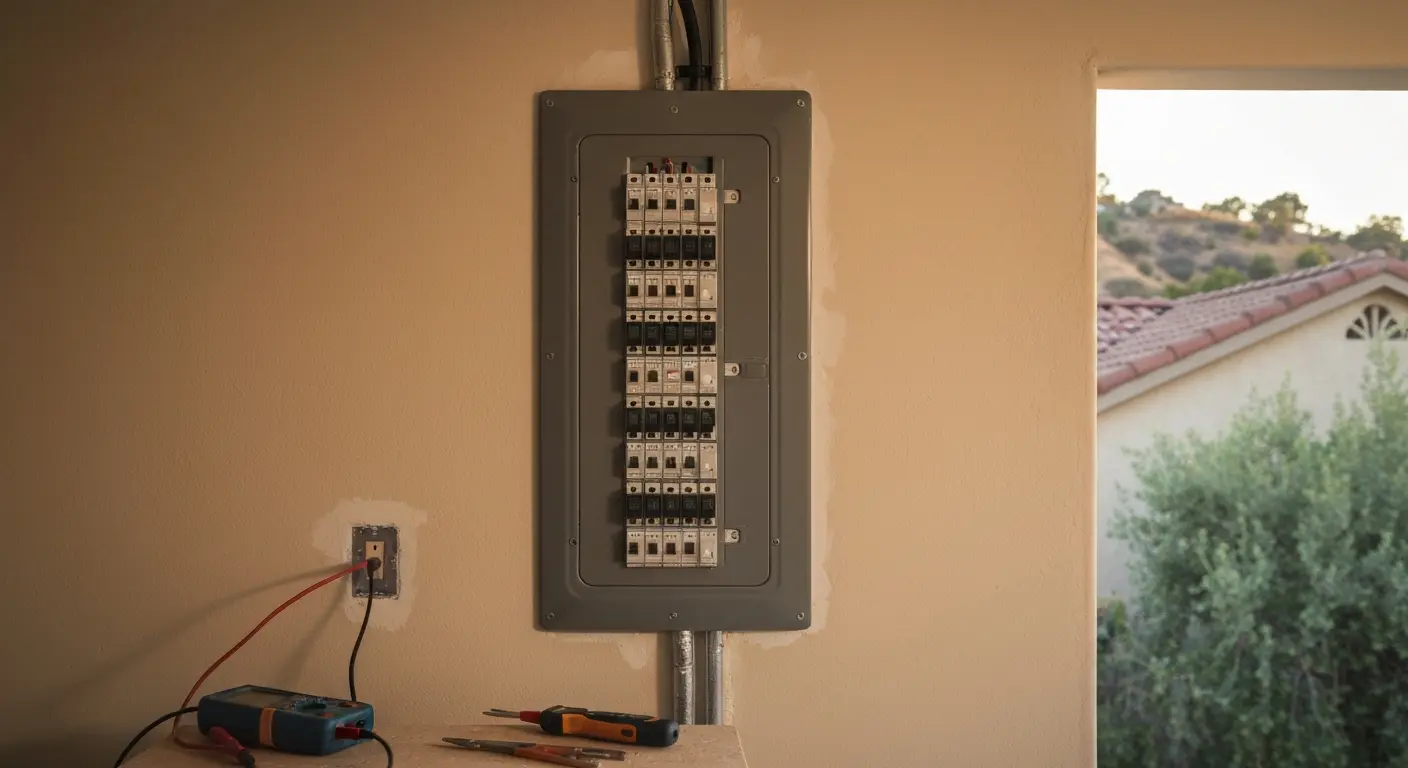 Electrical panel upgrade installation