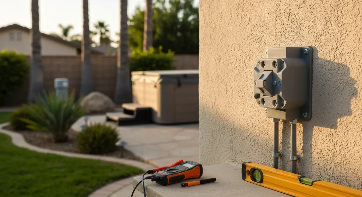 Weatherproof disconnect switch installation
