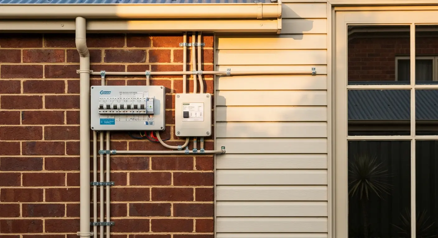 Hot tub electrical hookup