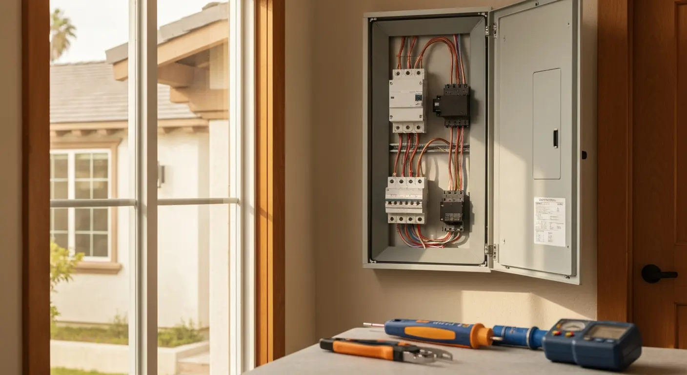Electrical panel work