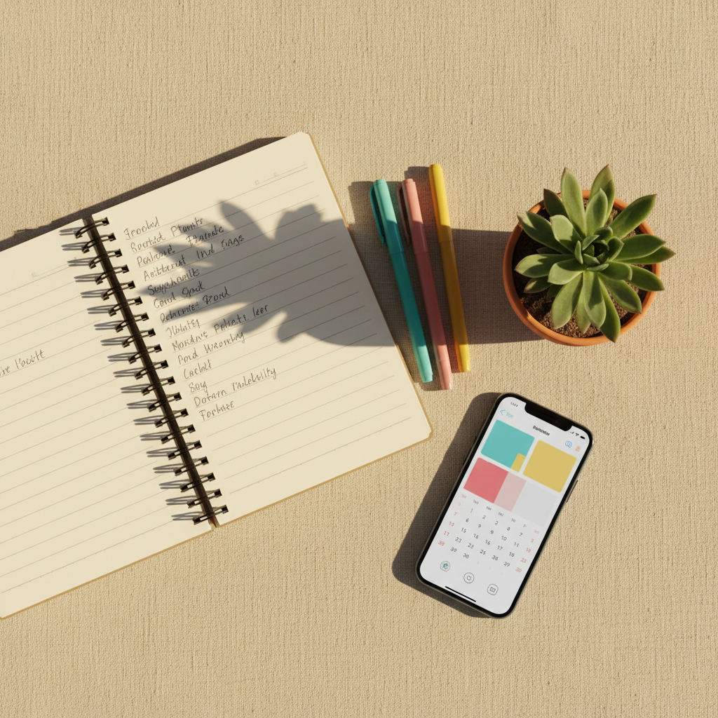 Notebook and planner for tracking high school activities