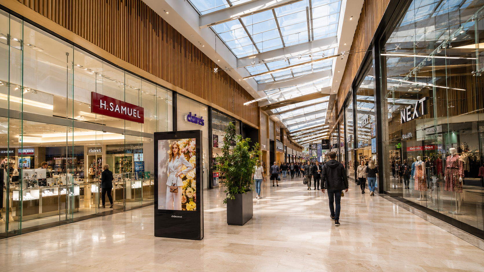 The Broadway Bradford shopping centre in Bradford city centre