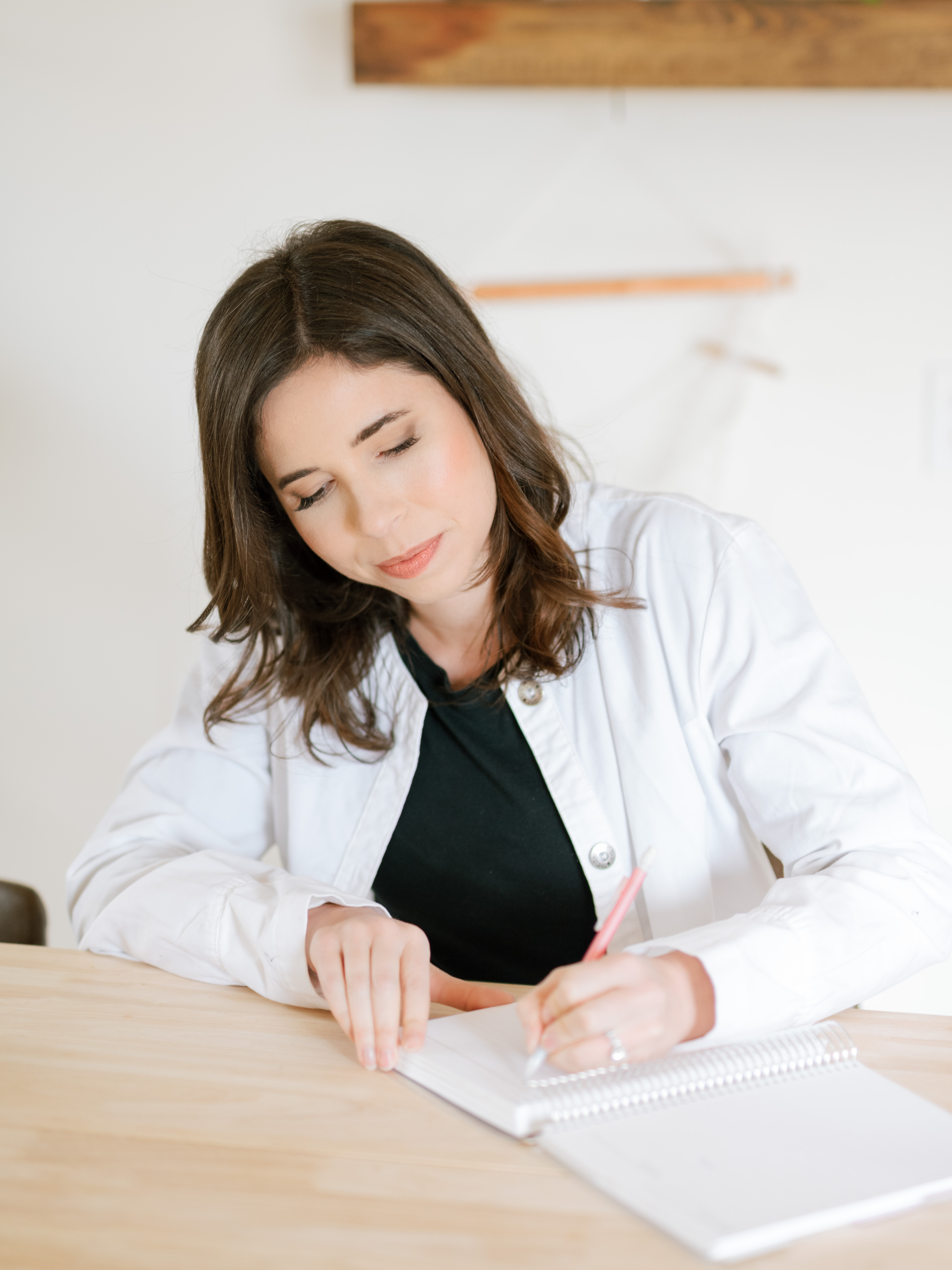 Stephanie Center, functional medicine practitioner, in her wellness studio
