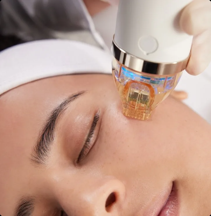 Microneedling treatment at Natural Rejuvenation Med Spa