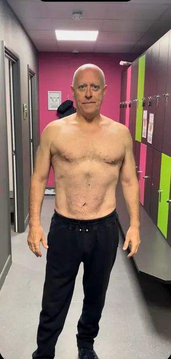 Ed's after photo - noticeably flatter stomach, more toned overall, result of a 12-week body transformation with SYP Fitness personal trainer in Archway