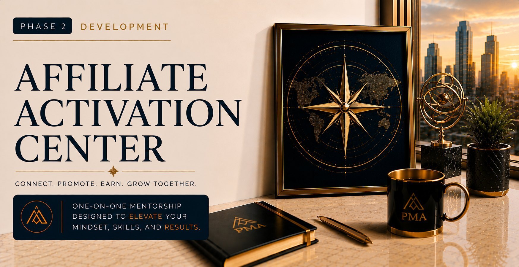 PMA curriculum module cover: Affiliate Activation Center