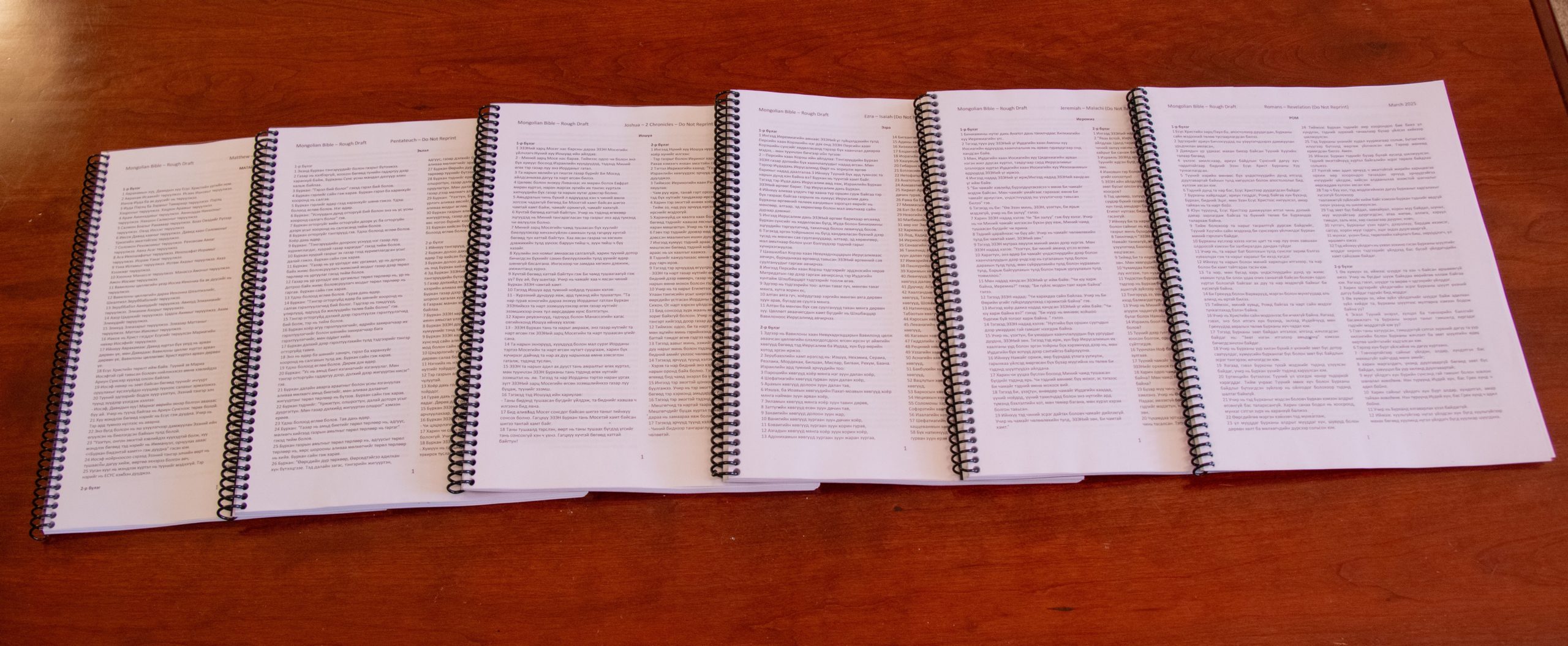 Mongolian Bibles 3