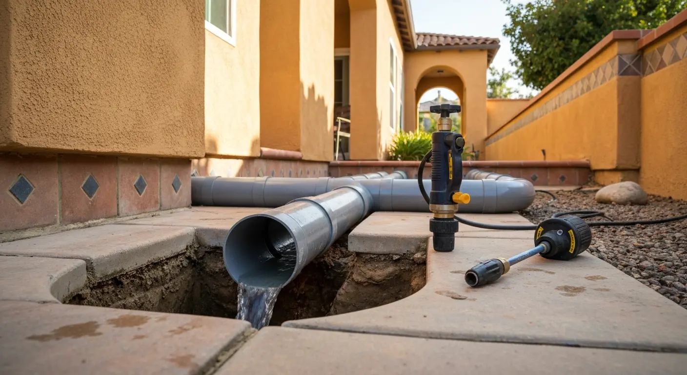 Drain cleaning and hydro-jetting service