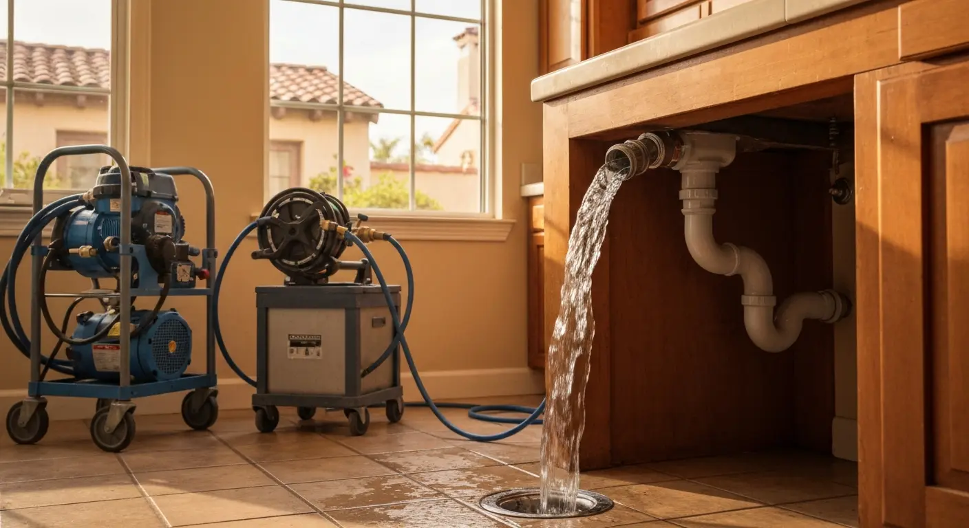 Drain cleaning service