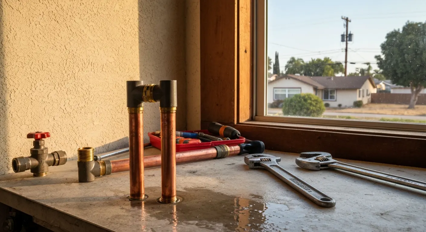 Emergency leak repair work