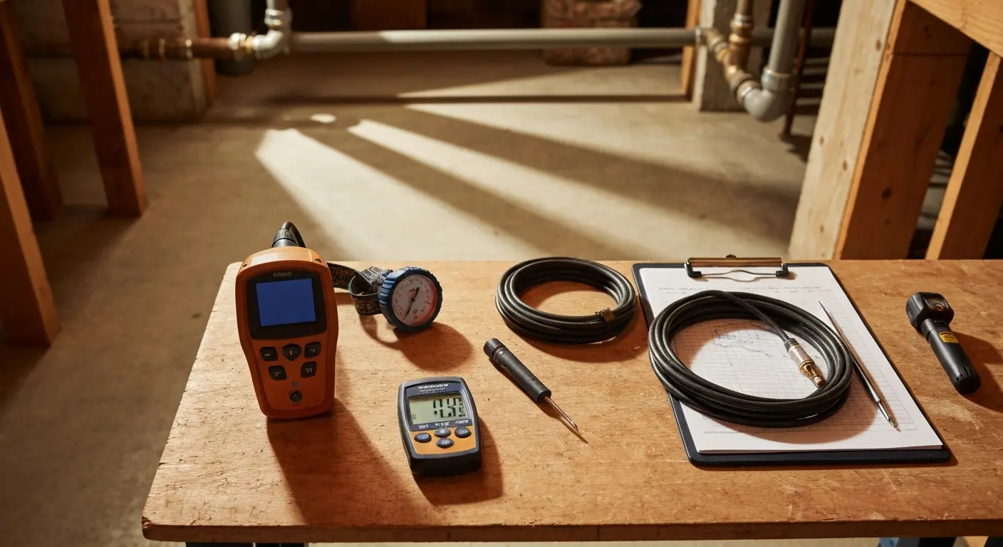 Water leak detection equipment