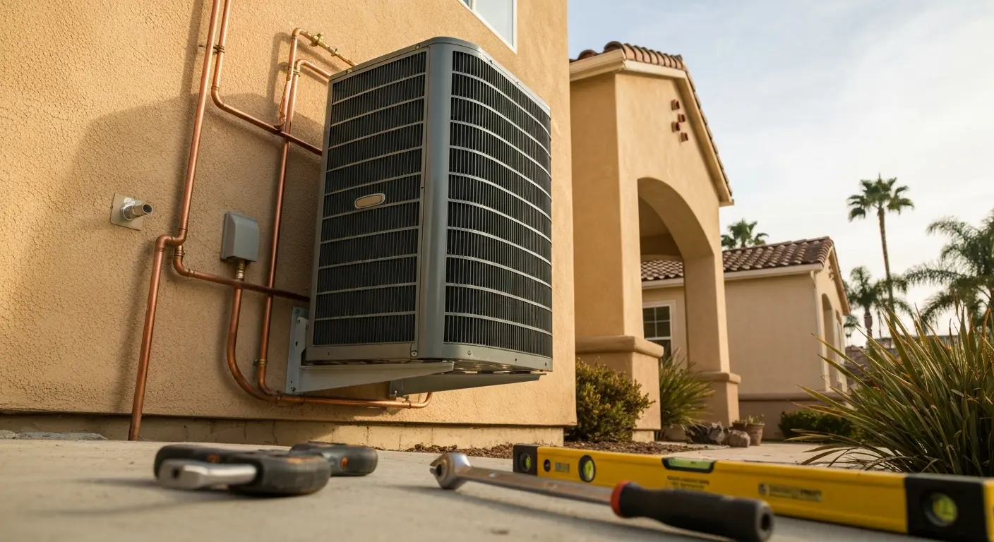 Service van arriving in Clairemont neighborhood