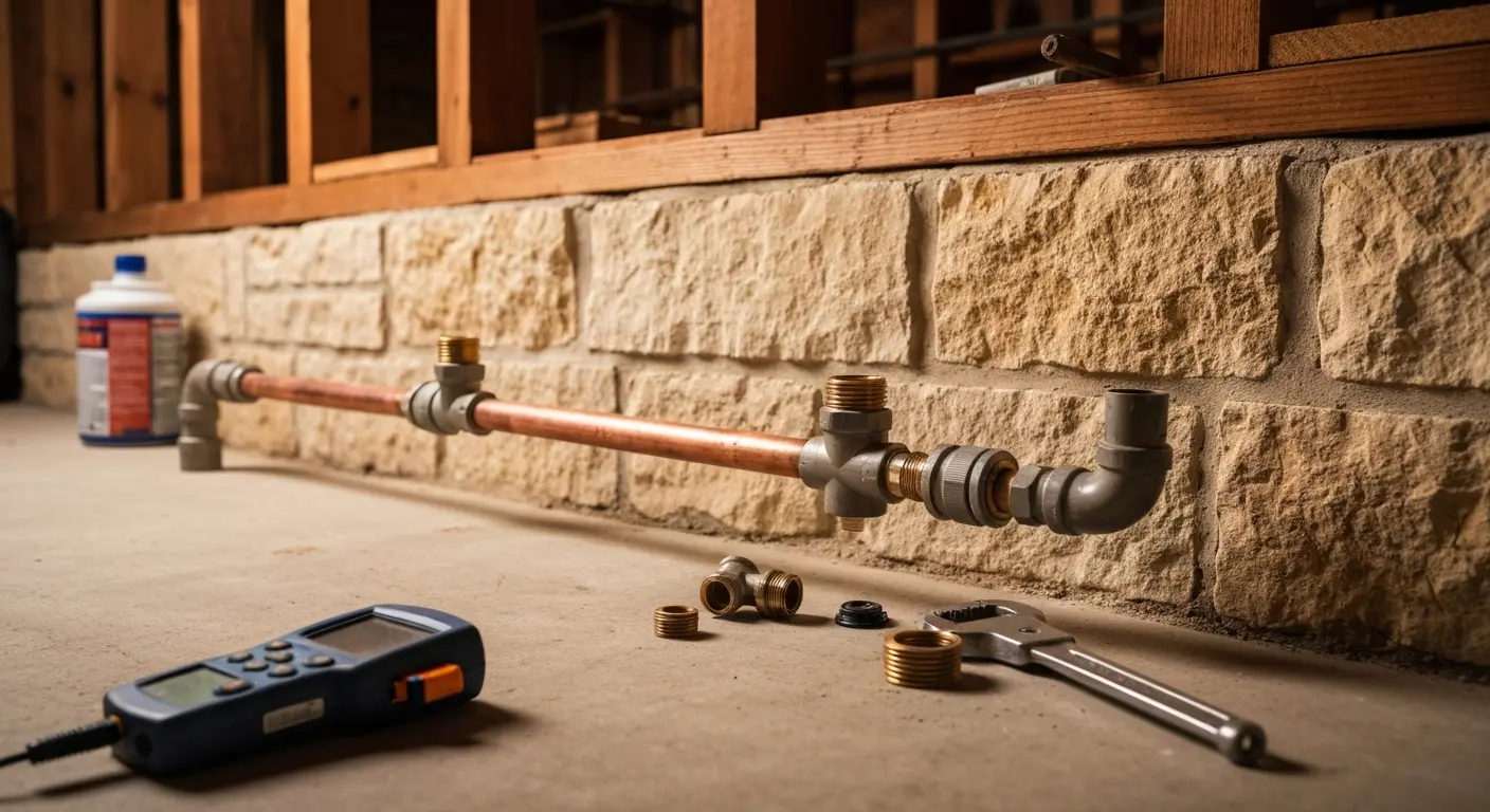 Emergency water leak repair