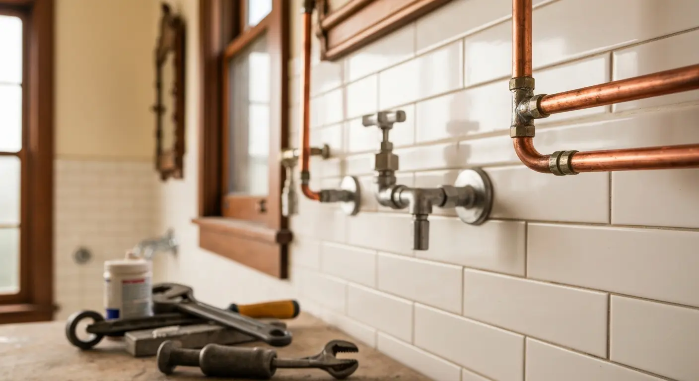 Whole house repipe installation