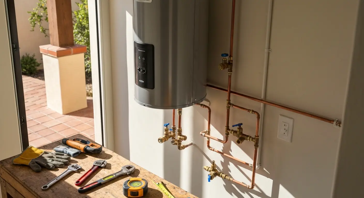 Water heater installation